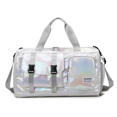 Fashion Casual Bright Sports Large-Capacity Dry And Wet Separation Duffle Bags
