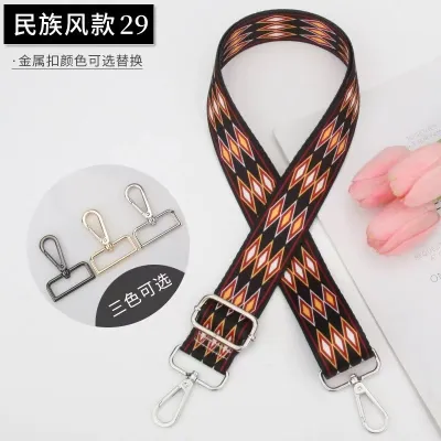 Fashion Casual Ethnic Style Bag Strap Adjustable Replaceable Bag Accessories