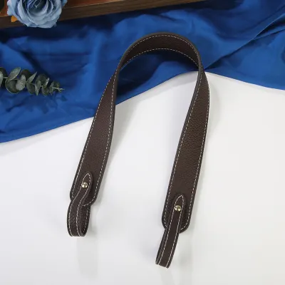 Fashion Solid Color Pu Leather Replacement Shoulder Strap Diy Bag Accessories