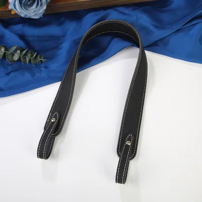Fashion Solid Color Pu Leather Replacement Shoulder Strap Diy Bag Accessories