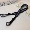 100Cm Polka Dot Wide Shoulder Strap Blue