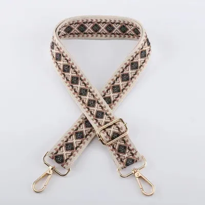 Fashion 3.8cm Jacquard Bag Shoulder Strap Replaceable Bag Accessories