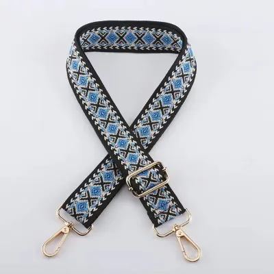 Fashion 3.8cm Jacquard Bag Shoulder Strap Replaceable Bag Accessories