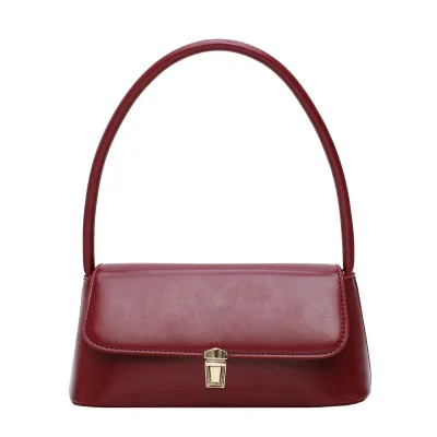 Women Fashion Casual Simple Solid Color Shoulder Bag