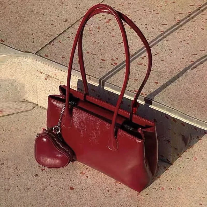 Women Fashion Casual Solid Color Shoulder Bag