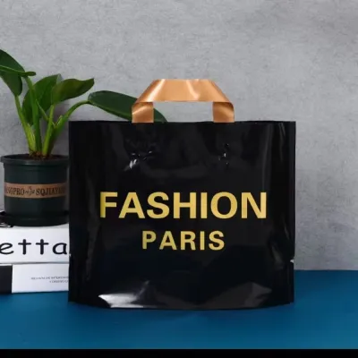 Fashion Casual Portable Printed 50*40*10cm Plastic Shopping Bag 50pcs/Pack