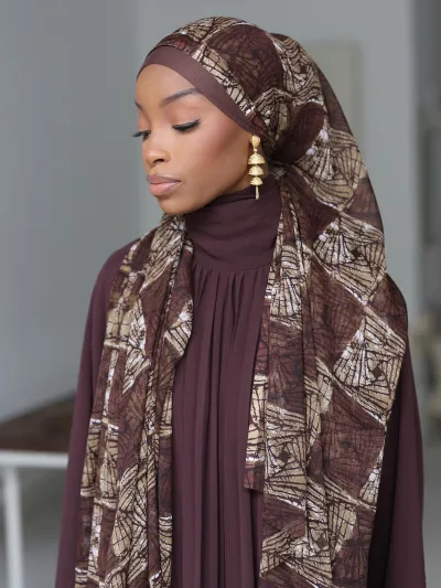 Women Fashion Casual Printed Hijab Scarf