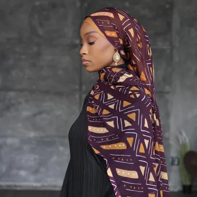 Women Fashion Casual Printed Hijab Scarf