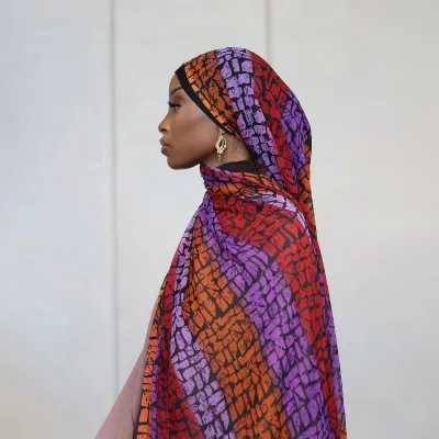 Women Fashion Casual Printed Hijab Scarf