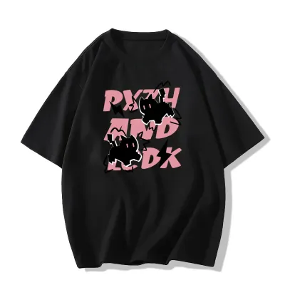 Women Fashion Casual Summer Cotton Printed Short-Sleeve Loose T-Shirt