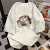 Cave Cat-White Grey