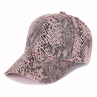 Women'S Fashion Casual Snake Pattern Baseball Cap