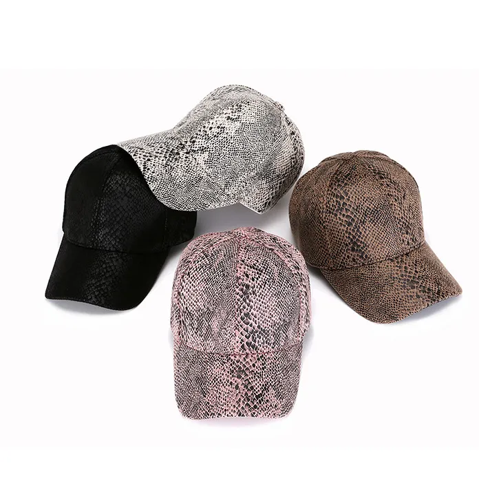 Women'S Fashion Casual Snake Pattern Baseball Cap