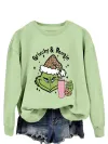 Olive Green  (Black Lettering, Color Print)