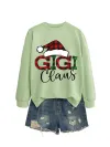 Olive Green  (Black Lettering, Color Print)