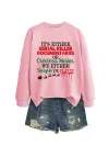 Pink (Black Letter Color Print)
