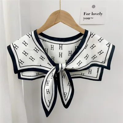 Women Fashion Casual Spring And Autumn Printed Silk Scarf
