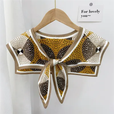 Women Fashion Casual Spring And Autumn Printed Silk Scarf