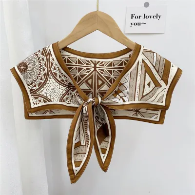 Women Fashion Casual Spring And Autumn Printed Silk Scarf