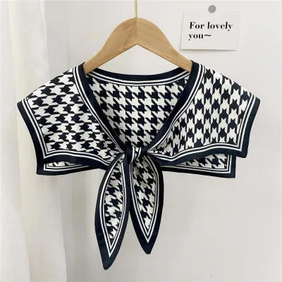 Women Fashion Casual Spring And Autumn Printed Silk Scarf