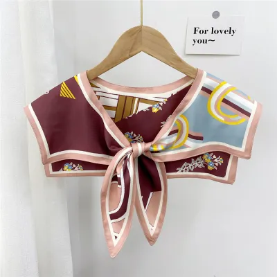 Women Fashion Casual Spring And Autumn Printed Silk Scarf
