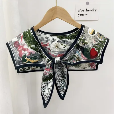 Women Fashion Casual Spring And Autumn Printed Silk Scarf