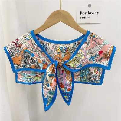 Women Fashion Casual Spring And Autumn Printed Silk Scarf
