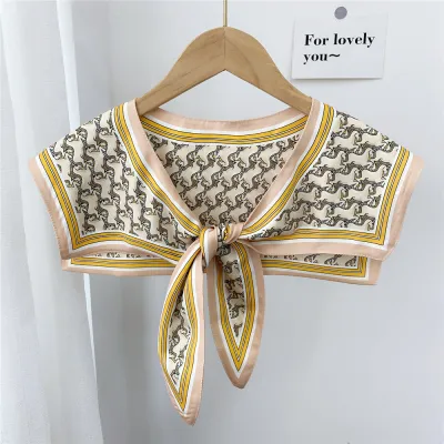 Women Fashion Casual Spring And Autumn Printed Silk Scarf