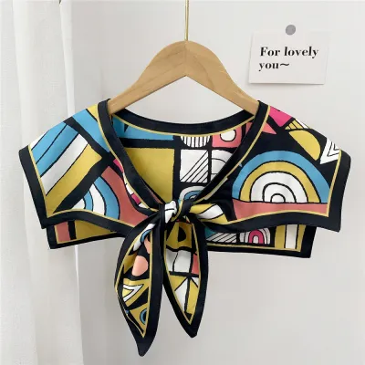 Women Fashion Casual Spring And Autumn Printed Silk Scarf