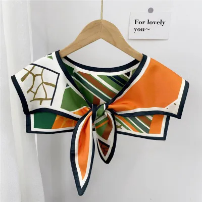 Women Fashion Casual Spring And Autumn Printed Silk Scarf