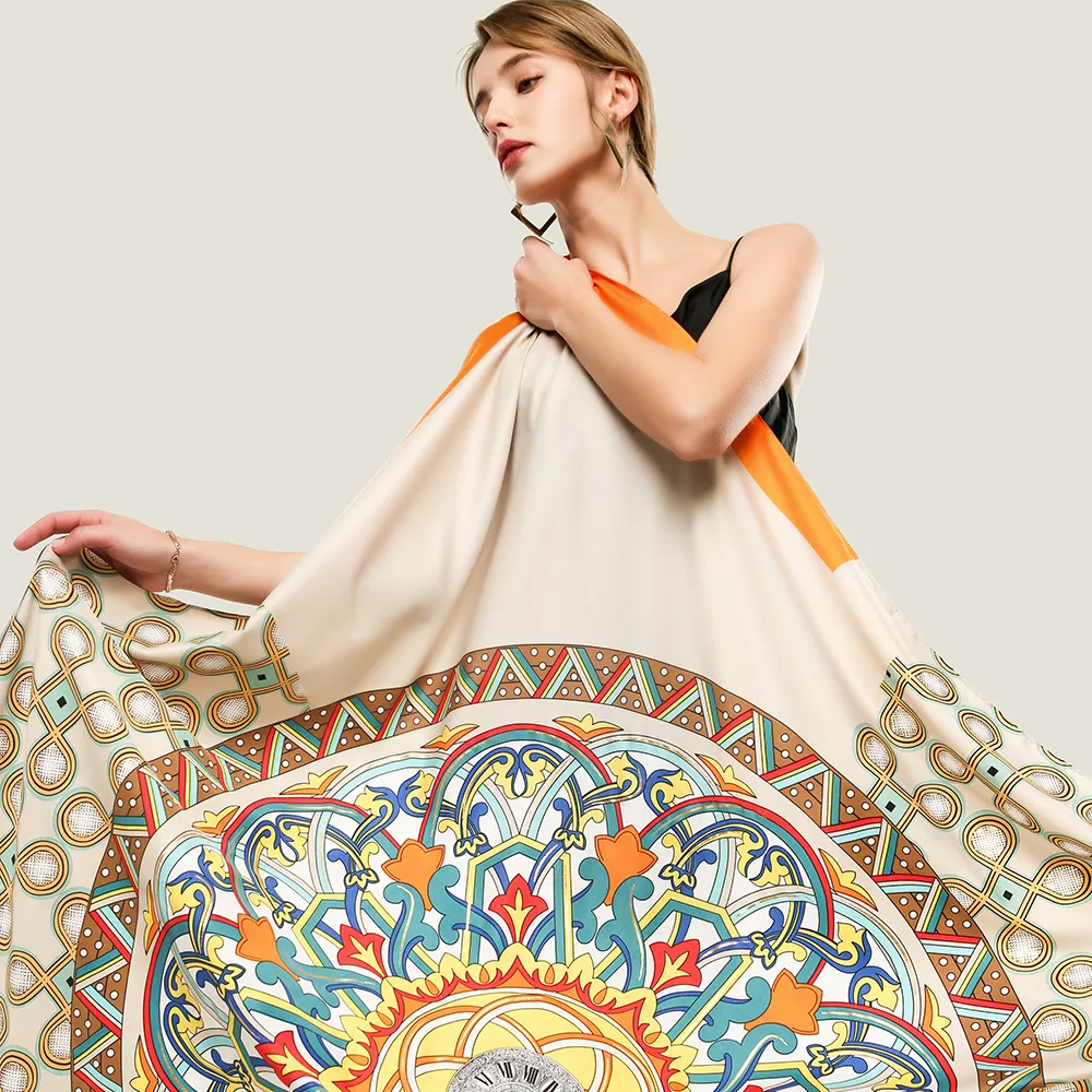 Women Fashion Casual Printed Square Scarf