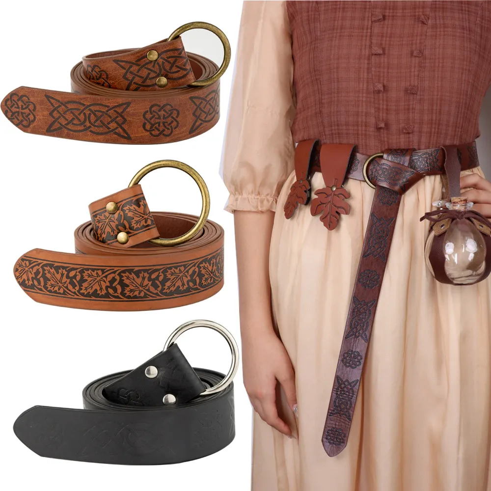 Fashion Retro Embossed Belt