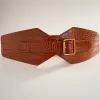 Brown-Alloy Buckle