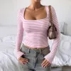 Pink And White Stripe