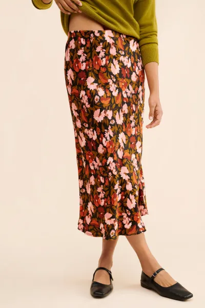 Women Fashion Casual Leopard Printed High Waist Skirt