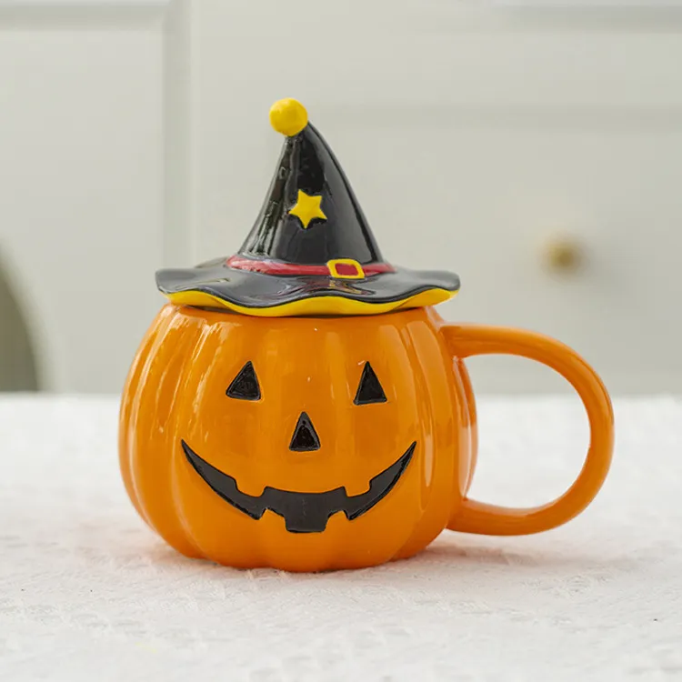 Halloween Fashion Creative Funny Pumpkin Mug