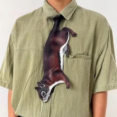 Men Fashion Creative Animal Necktie