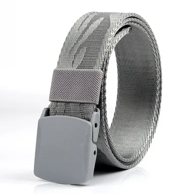 Men Fashion Casualn Pattern Nylon Braided Belt