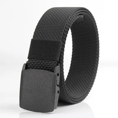 Men Fashion Casualn Pattern Nylon Braided Belt