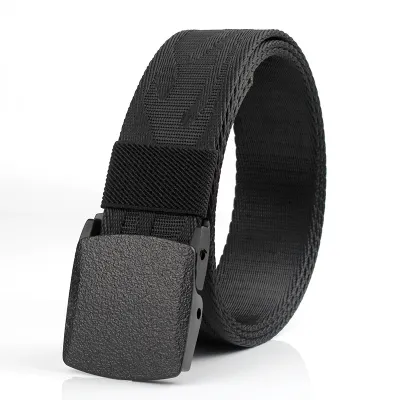 Men Fashion Casualn Pattern Nylon Braided Belt
