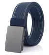 Blue White Line Black Buckle