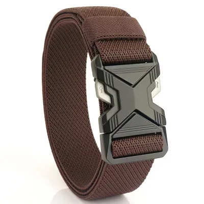 Men Fashion Solid Color Nylon Canvas Quick-Drying Belt