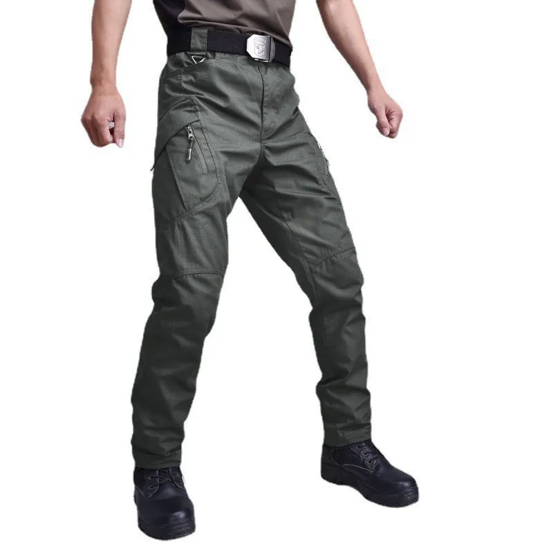 Men Fashion Casual Waterproof Quick Dry Cargo Pants