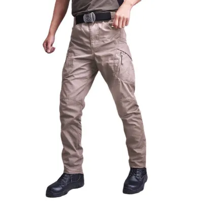 Men Fashion Casual Waterproof Quick Dry Cargo Pants