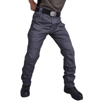 Men Fashion Casual Waterproof Quick Dry Cargo Pants