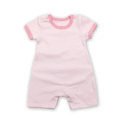 Kids Baby'S Boys And Girls Fashion Cactus Printed Cotton Short-Sleeve Jumpsuits