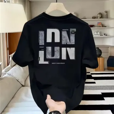 Men'S Fashion Casual Summer Printed Short Sleeve T-Shirt