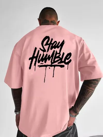 Men'S Fashion Casual Summer Breathable Printed Cotton Short-Sleeve T-Shirt