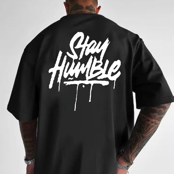 Men'S Fashion Casual Summer Breathable Printed Cotton Short-Sleeve T-Shirt