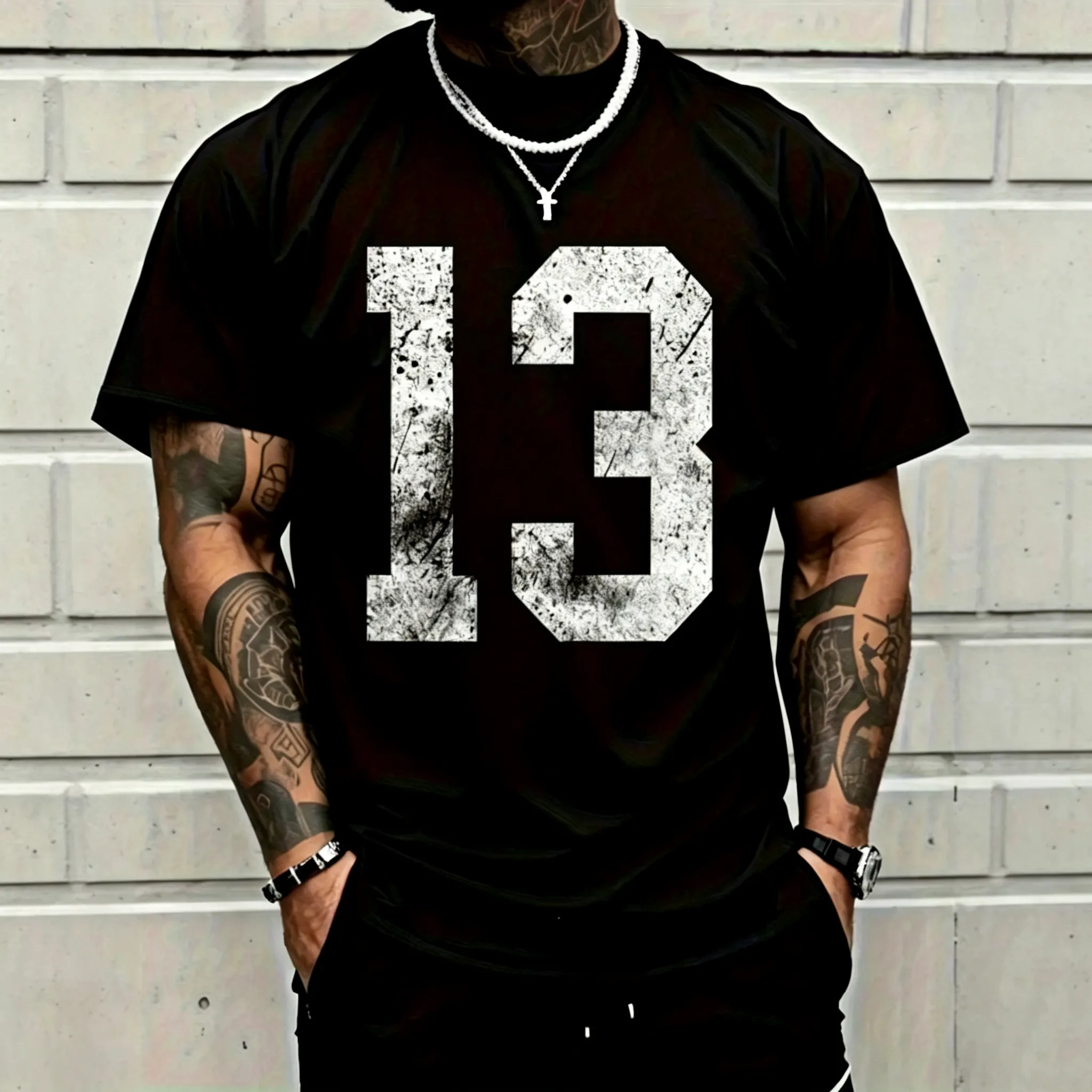 Men'S Fashion Causal Summer Printed Short-Sleeve T-Shirt